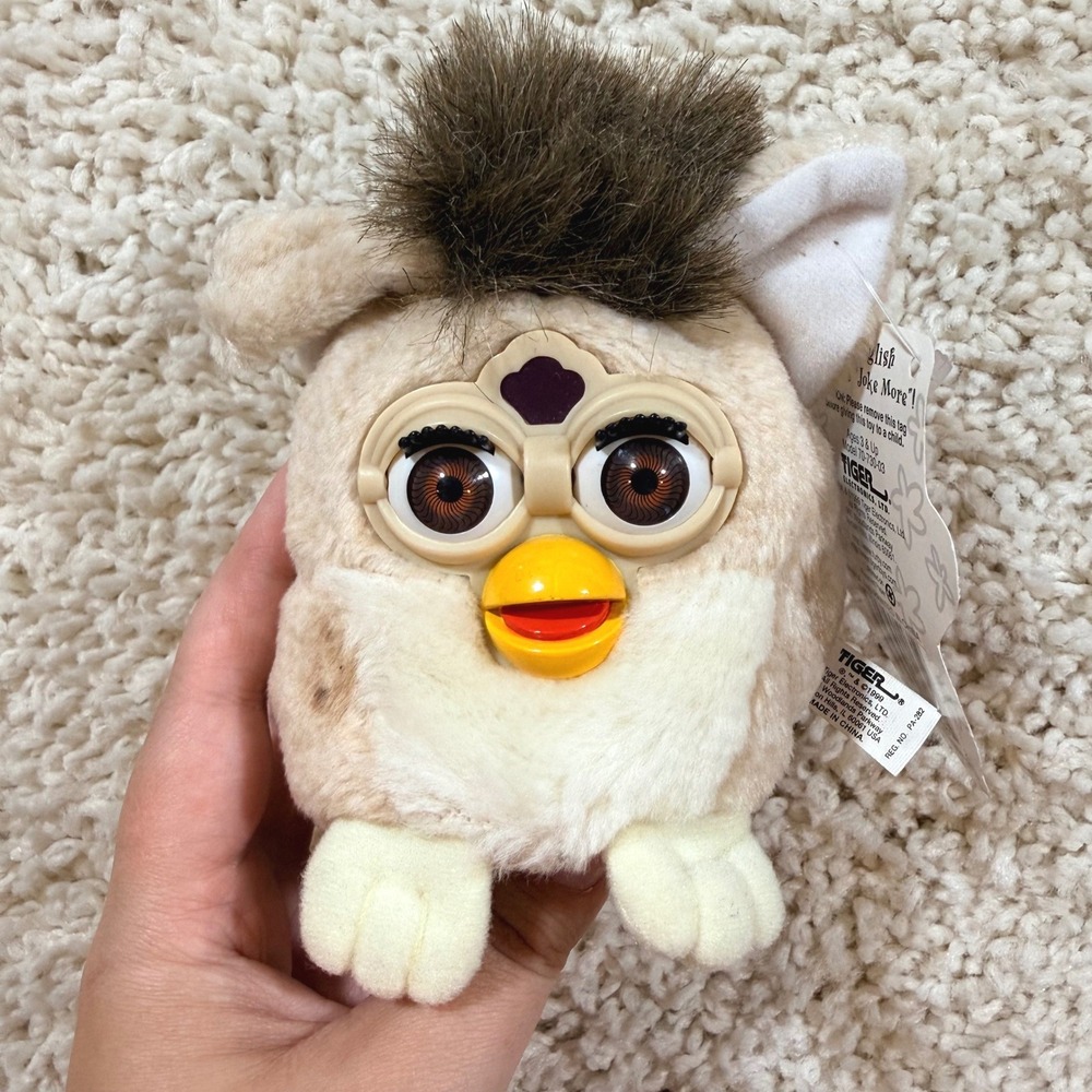 Deadstock Vintage 1999 Tiger Electronics Furby Buddies Joke More Plush
